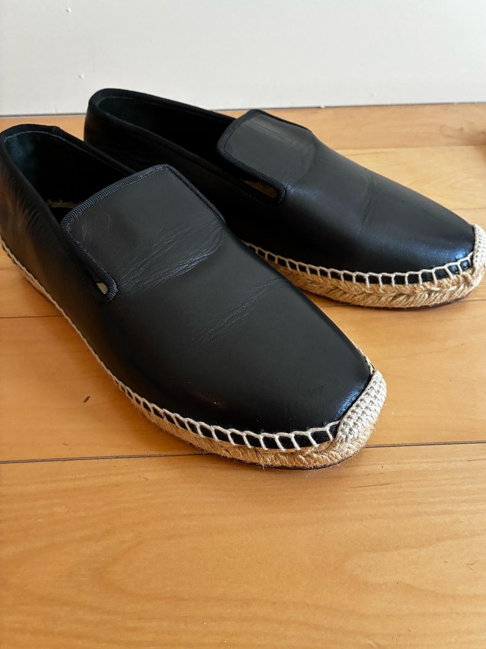 CELINE Leather Espadrilles Sz 37